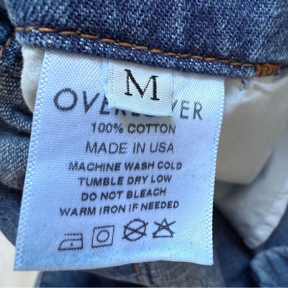 OVERLOVER Denim Tie Waist Jean Shorts M - Picture 13 of 13